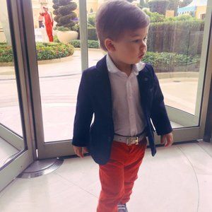 Size 24M Mayoral White Button Down Dress Shirt